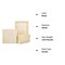 8 Pieces Wood Panels 8 x 8 Inch Unfinished Wood Canvas Wooden Panel Boards for Painting, Pouring, Arts Use with Oils, Acrylics